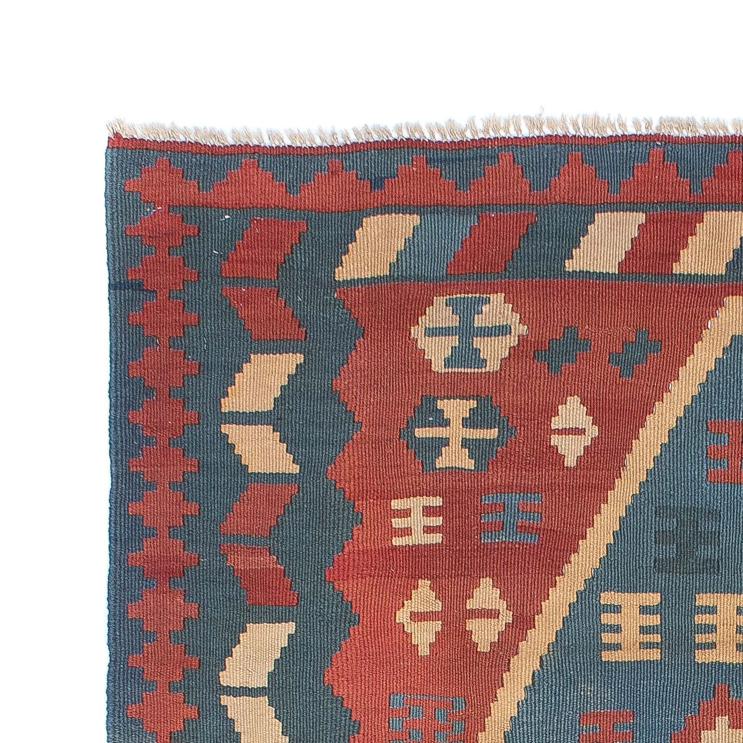 Tapis Kelim - Oriental - 167 x 114 cm - bleu