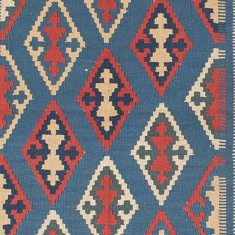 Tapis Kelim - Oriental - 168 x 114 cm - bleu