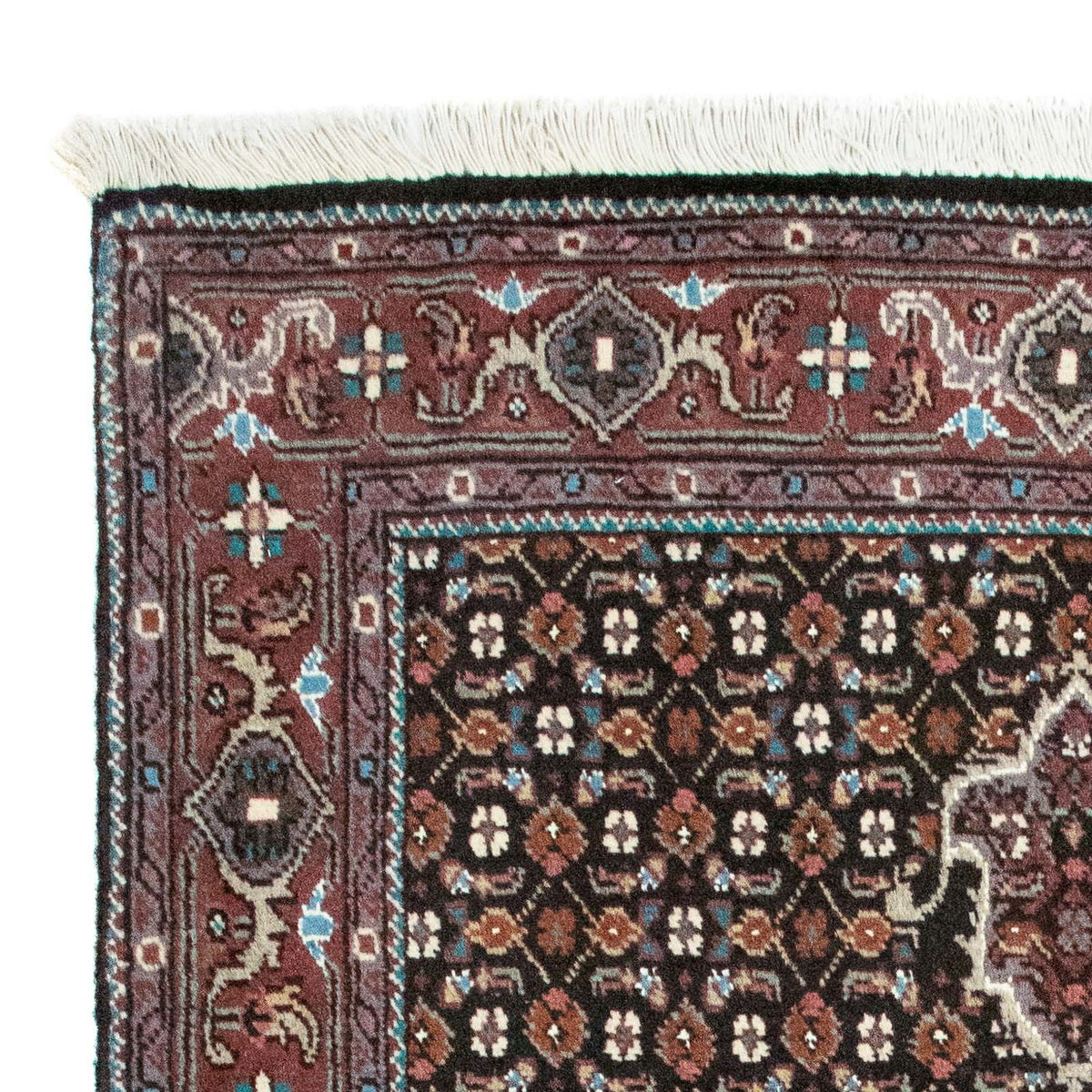 Tapis persan - Tabriz - 127 x 75 cm - bleu foncé