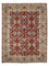Tapis persan - Ghom - 232 x 180 cm - rouge foncé