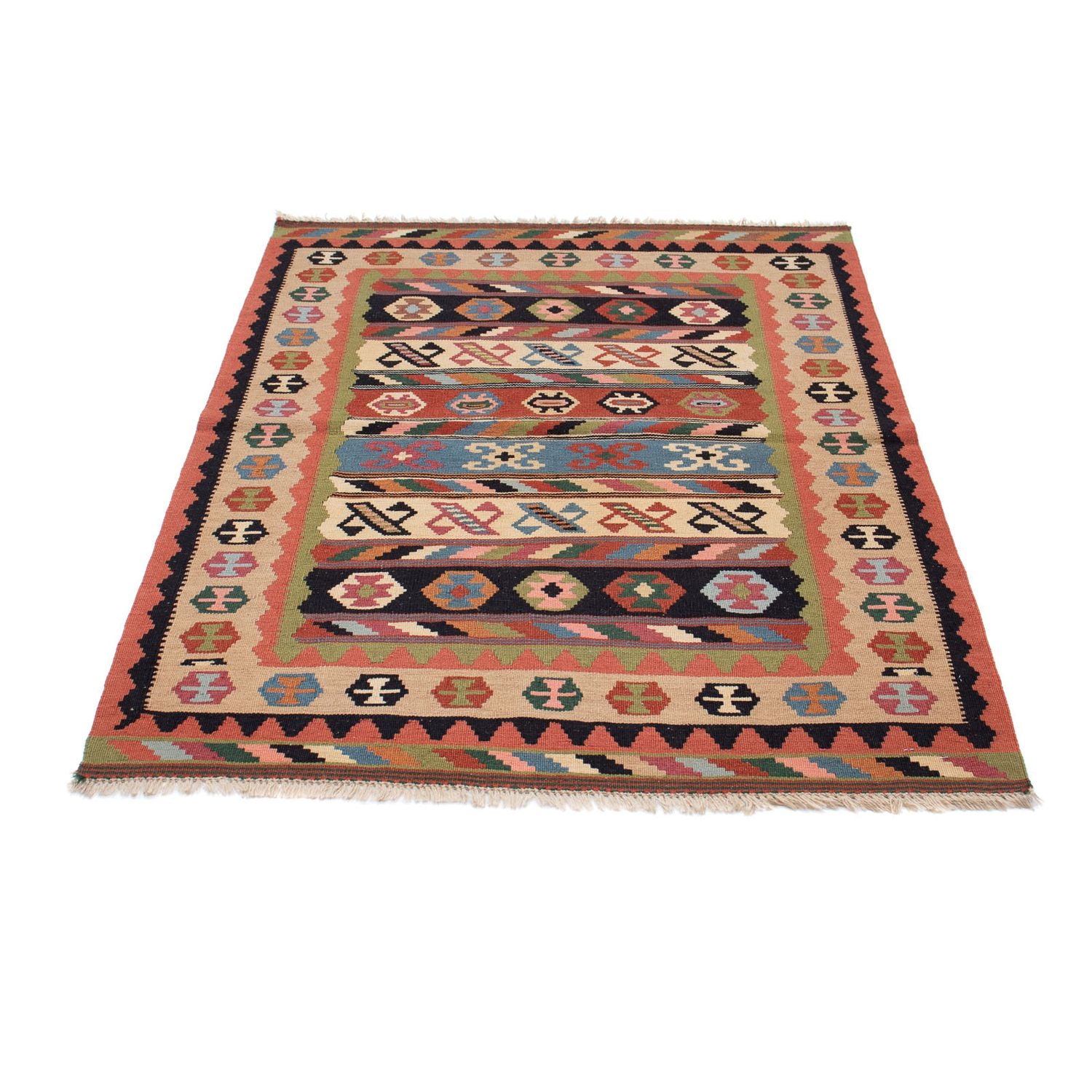 Tapis Kelim - Oriental - 144 x 105 cm - multicolore