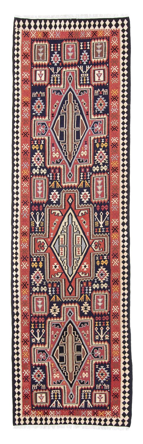Tapis de couloir Tapis Kelim - Oriental - 382 x 102 cm - multicolore