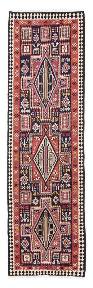 Tapis de couloir Tapis Kelim - Oriental - 382 x 102 cm - multicolore