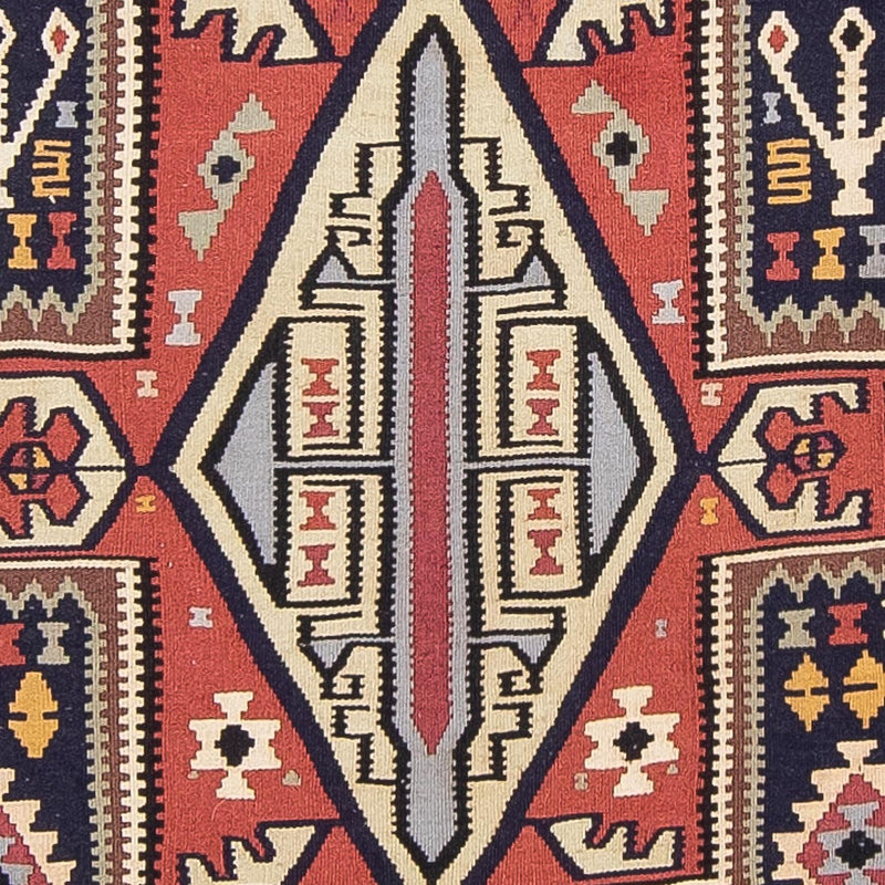 Tapis de couloir Tapis Kelim - Oriental - 382 x 102 cm - multicolore