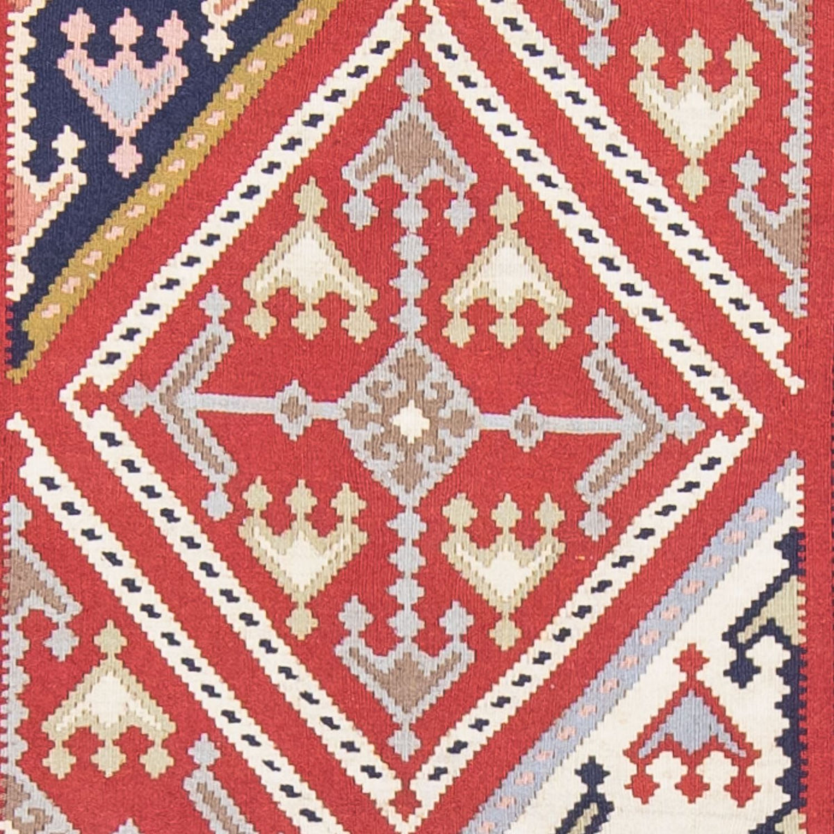 Tapis de couloir Tapis Kelim - Oriental - 384 x 100 cm - multicolore