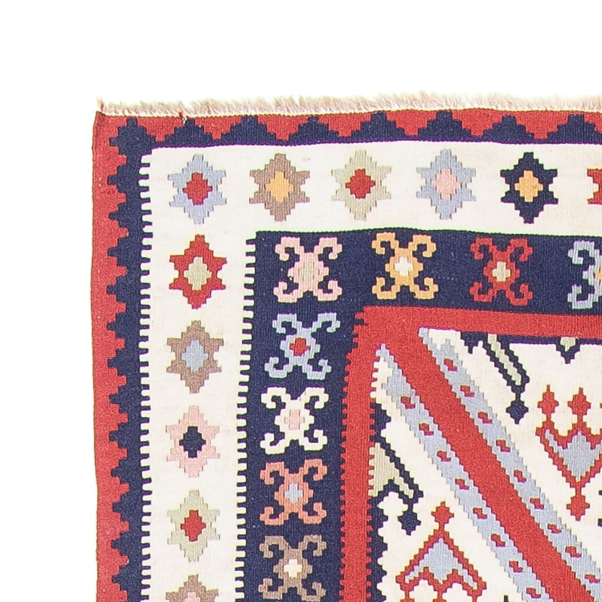 Tapis de couloir Tapis Kelim - Oriental - 384 x 100 cm - multicolore