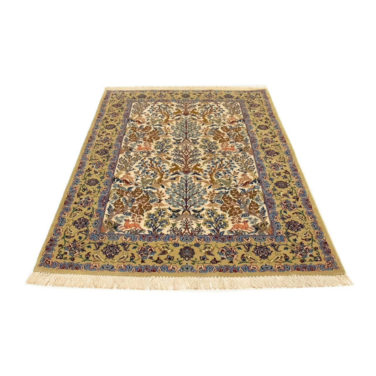 Tapis persan - Isfahan - Premium - 170 x 109 cm - beige