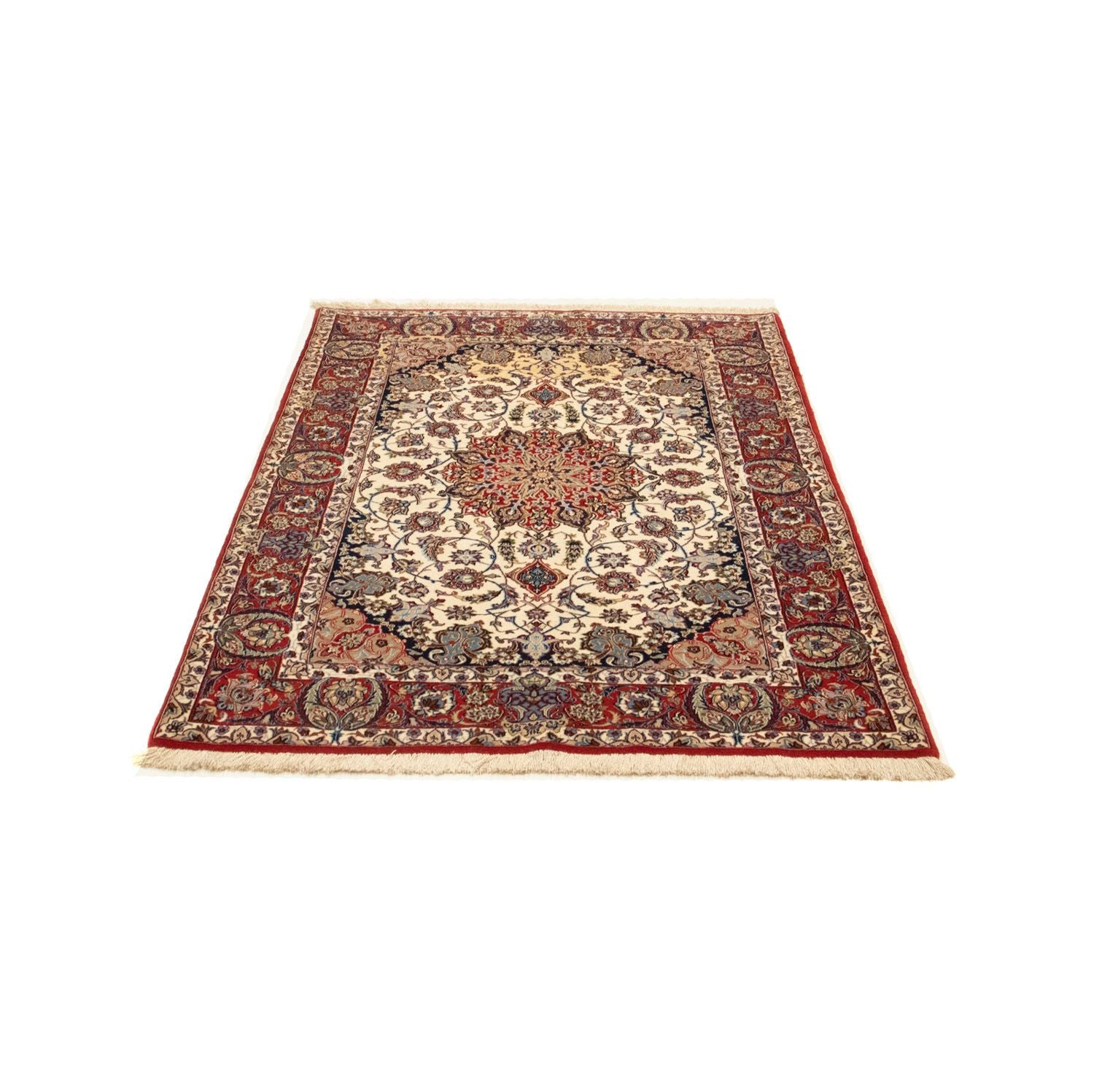 Tapis persan - Isfahan - Premium - 160 x 110 cm - beige