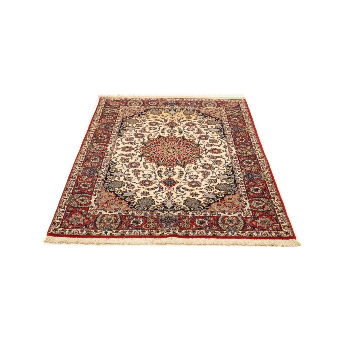 Tapis persan - Isfahan - Premium - 160 x 110 cm - beige
