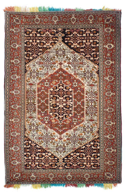 Tapis persan - Classique - 197 x 132 cm - multicolore