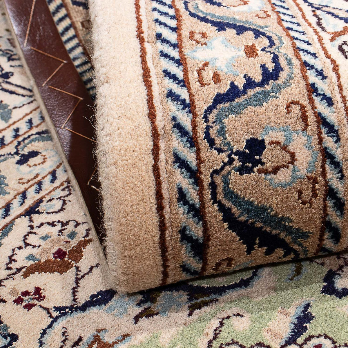 Tapis persan - Nomadic - 296 x 202 cm - bleu foncé