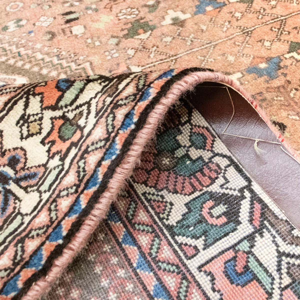 Tapis persan - Nomadic - 195 x 147 cm - rouge clair