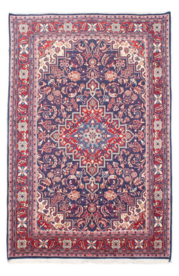 Tapis persan - Nomadic - 211 x 132 cm - bleu foncé