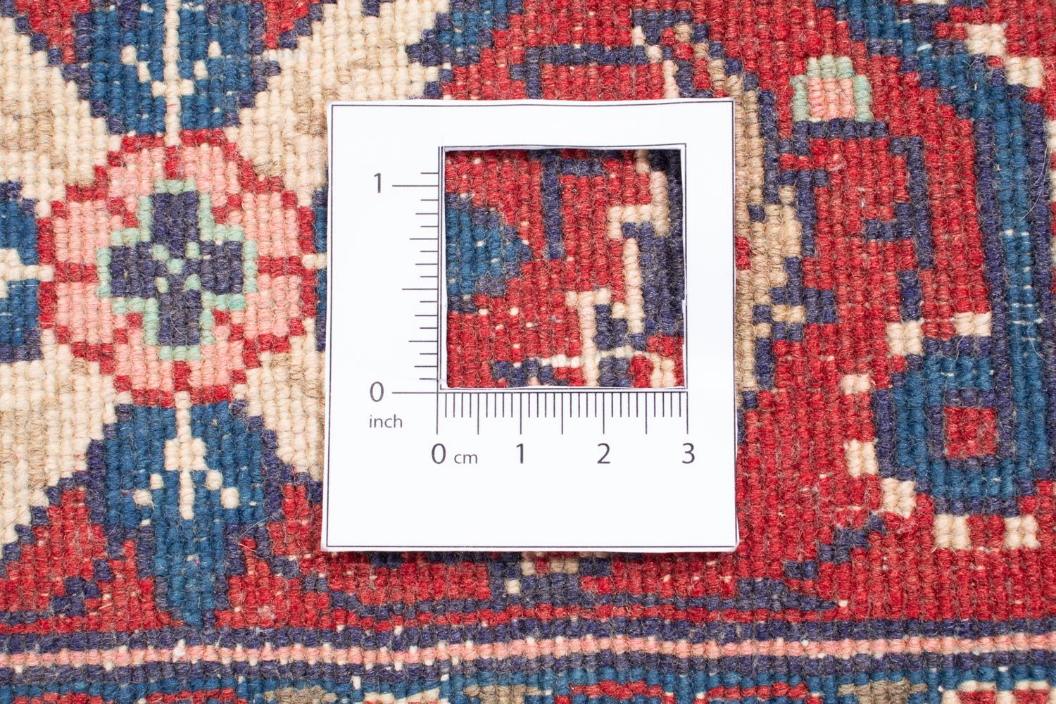 Tapis persan - Nomadic - 211 x 132 cm - bleu foncé