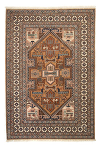 Tapis persan - Nomadic - 197 x 144 cm - marron clair