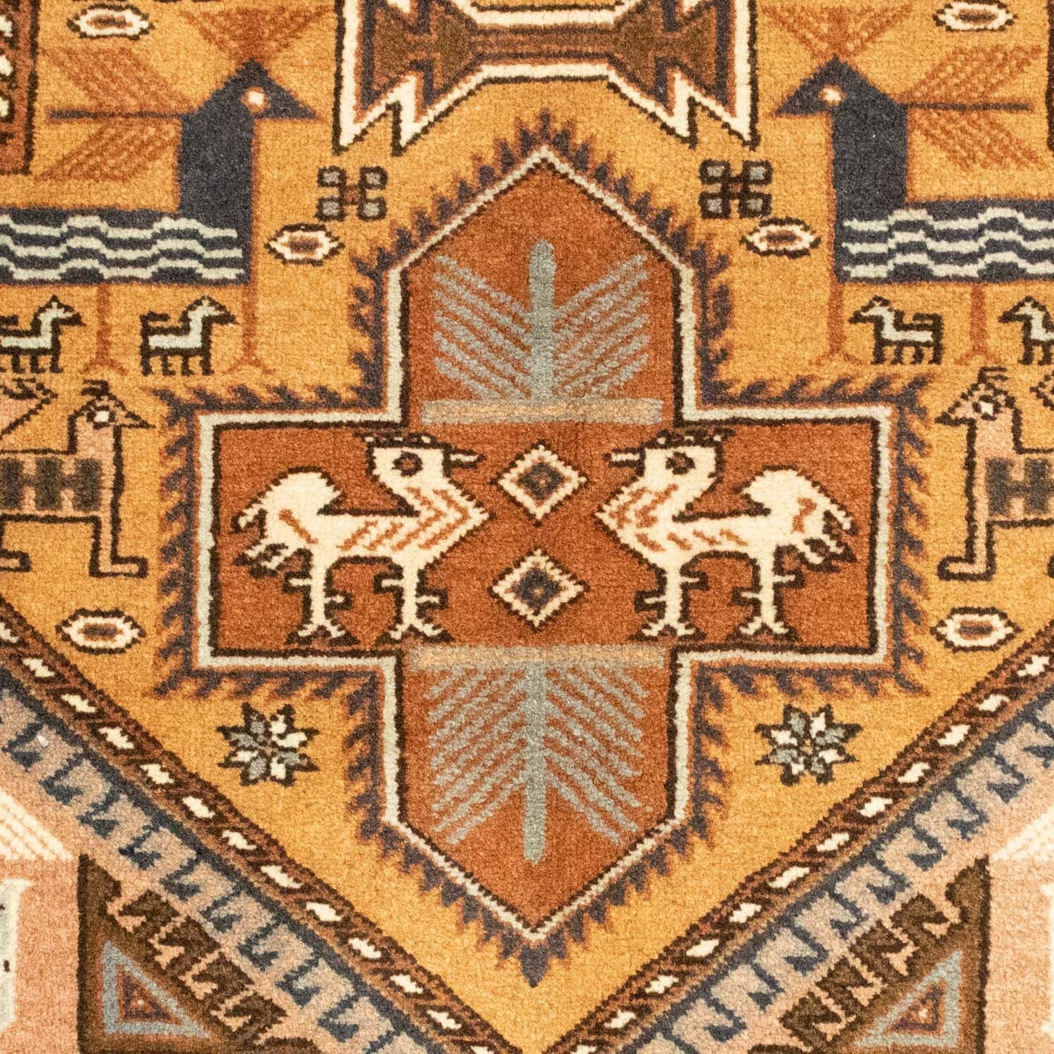 Tapis persan - Nomadic - 197 x 144 cm - marron clair