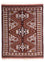 Tapis persan - Classique - 169 x 132 cm - marron