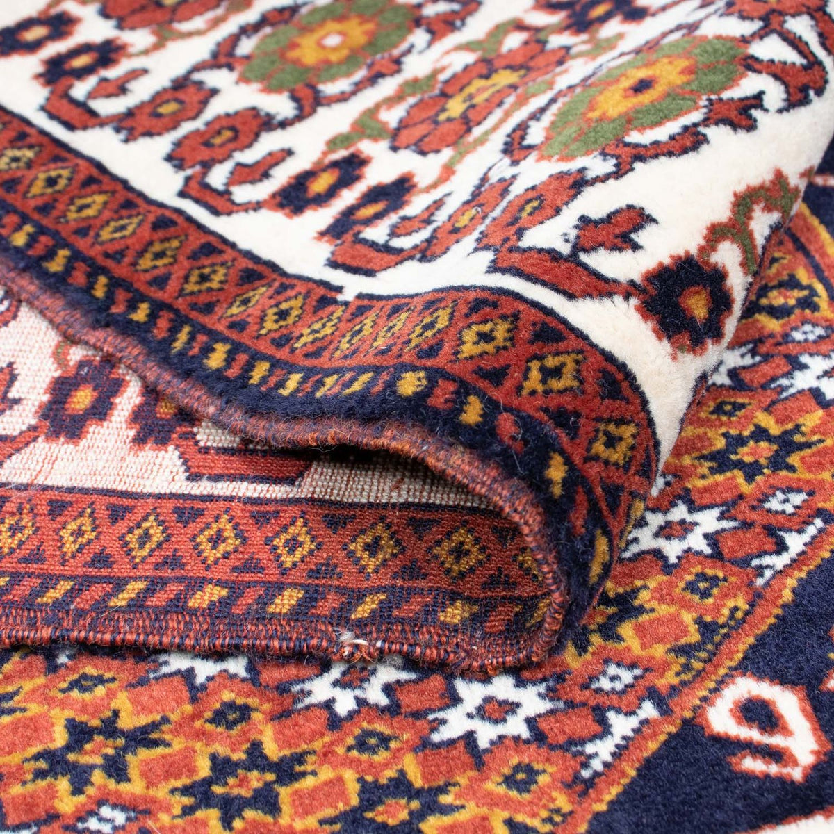 Tapis persan - Classique - 169 x 132 cm - marron