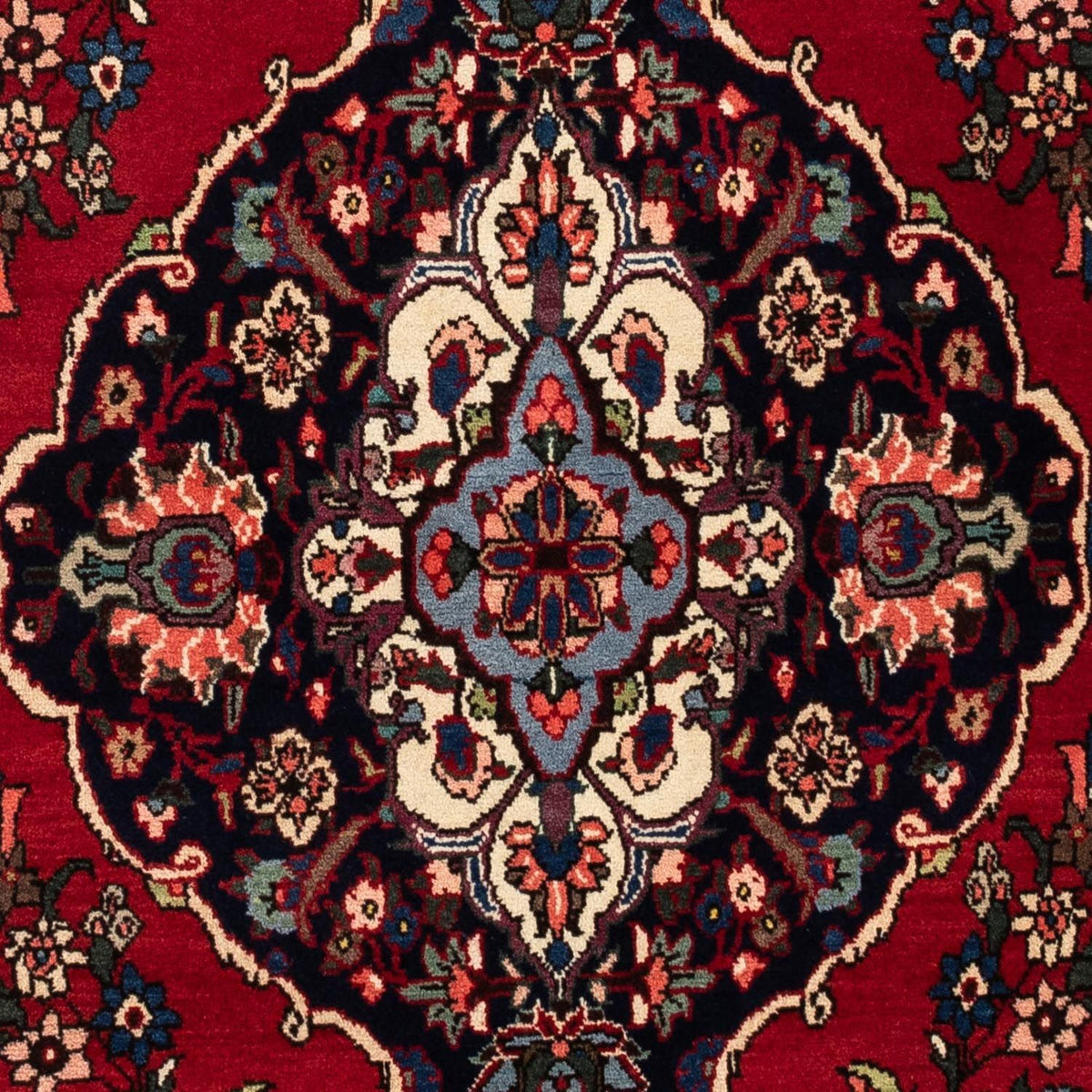 Tapis persan - Nomadic - 162 x 110 cm - rouge foncé