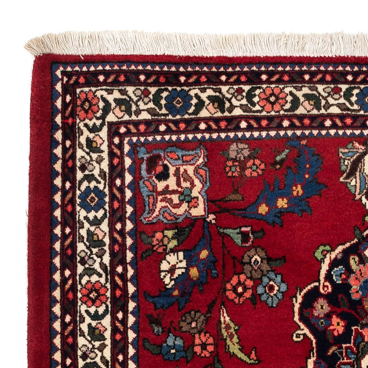 Tapis persan - Nomadic - 162 x 110 cm - rouge foncé