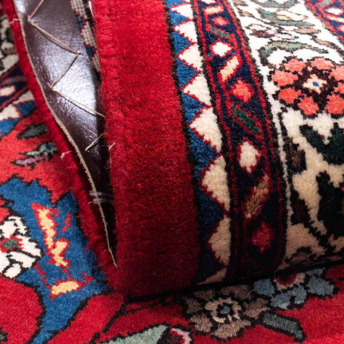 Tapis persan - Nomadic - 162 x 110 cm - rouge foncé