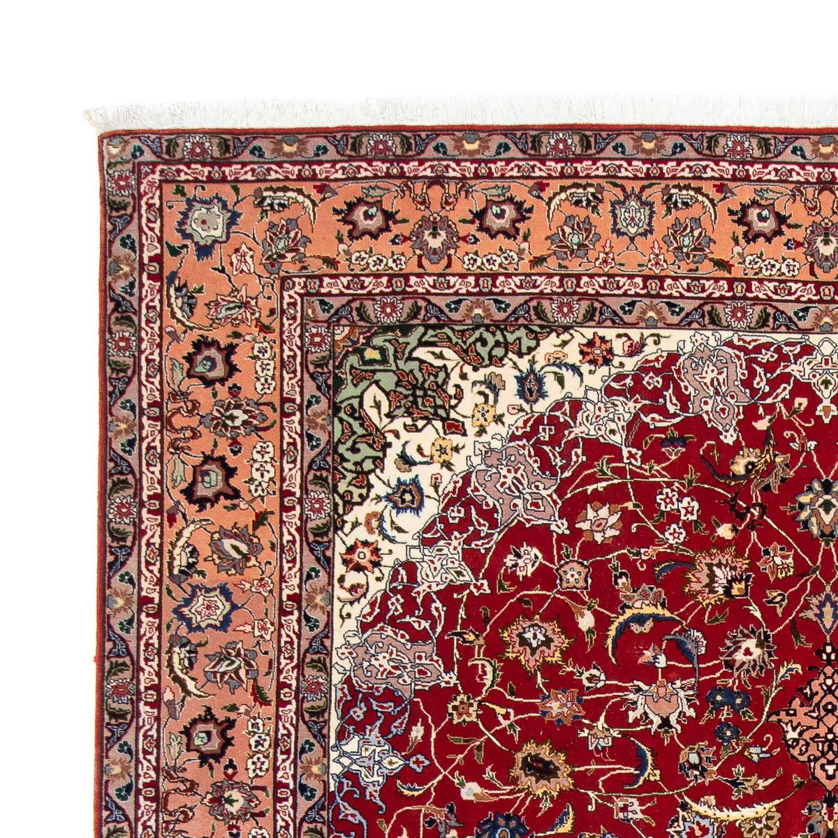 Tapis persan - Tabriz - Royal - 307 x 205 cm - rouge foncé