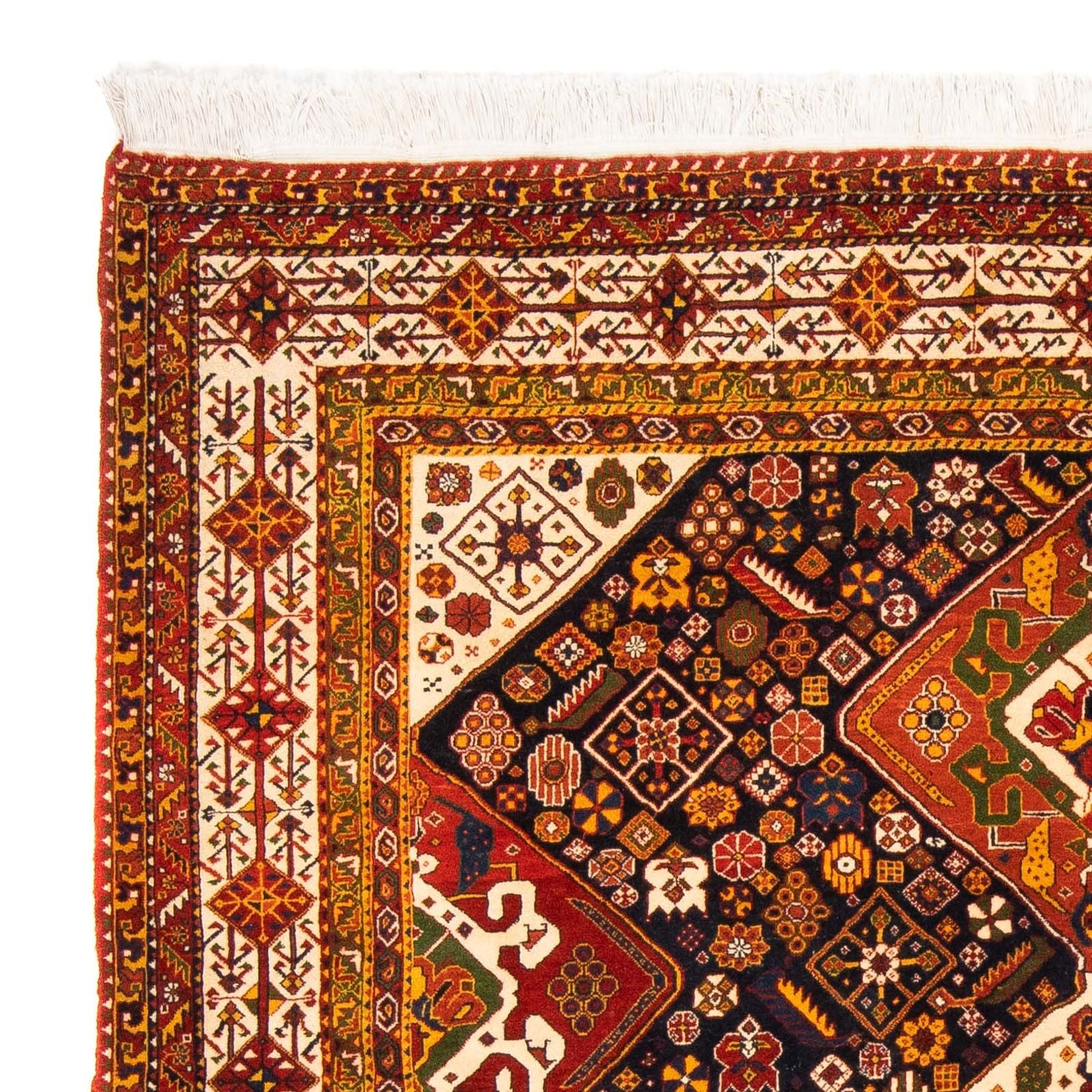 Tapis persan - Nomadic carré  - 208 x 201 cm - bleu foncé