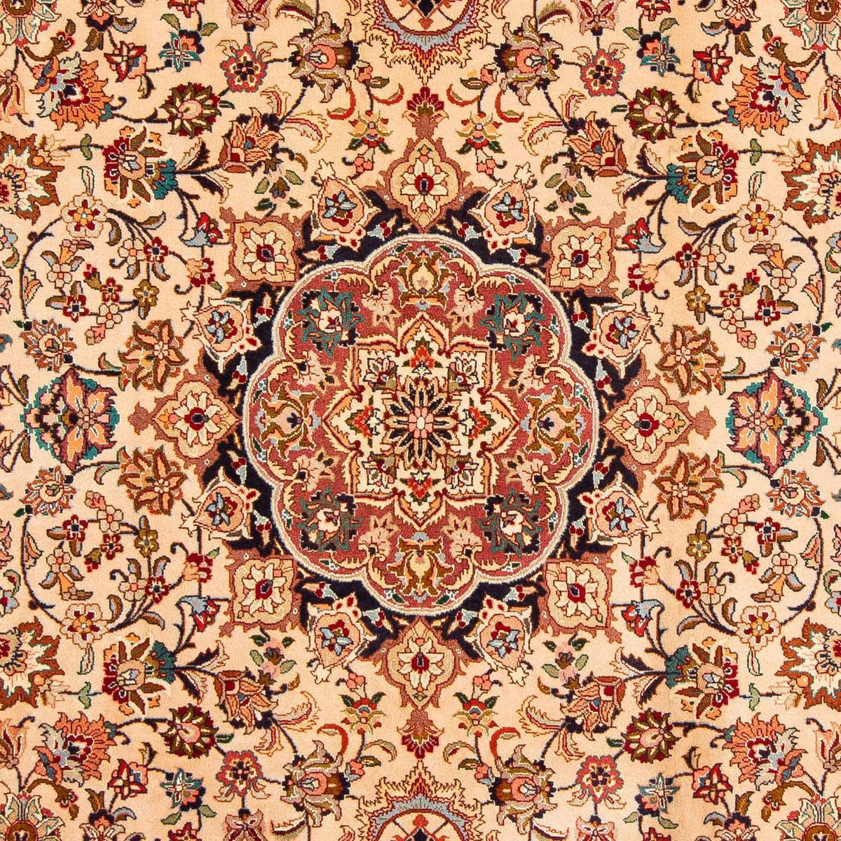 Tapis persan - Tabriz - Royal - 302 x 202 cm - marron