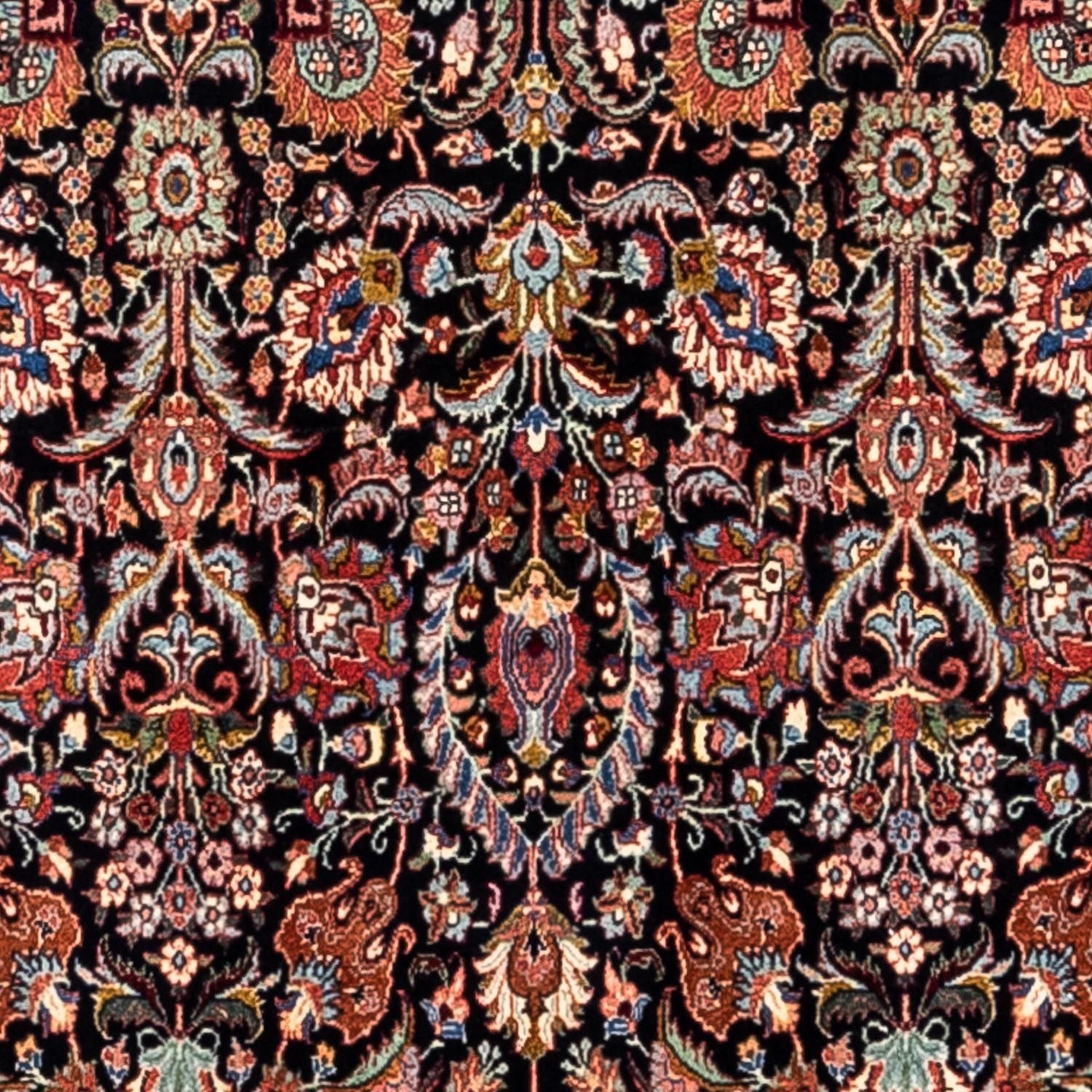 Tapis persan - Bidjar - 295 x 210 cm - bleu foncé