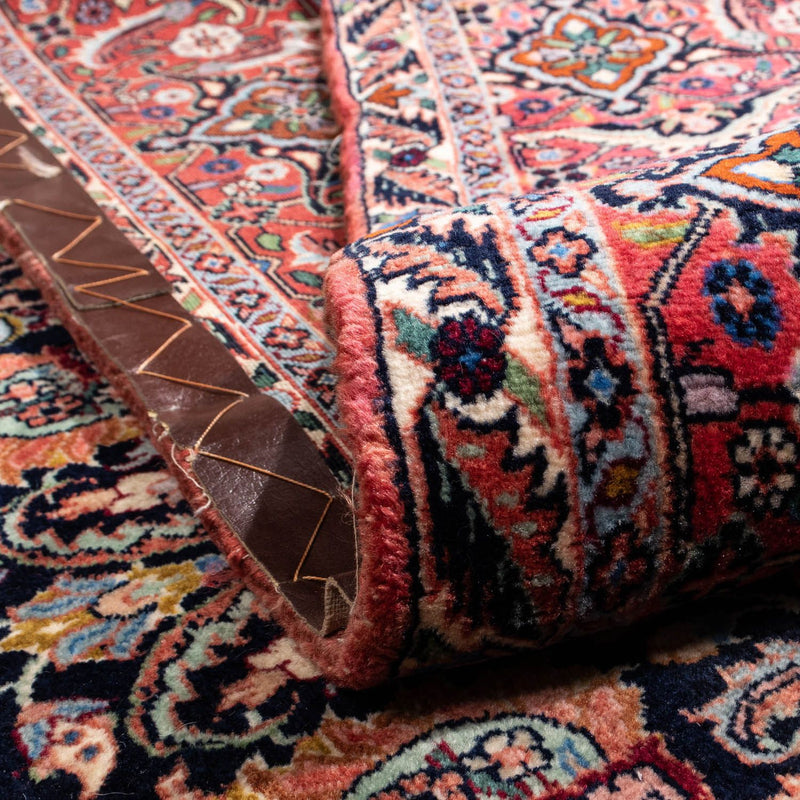 Tapis persan - Bidjar - 295 x 210 cm - bleu foncé