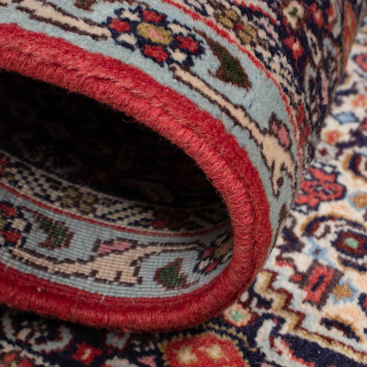 Tapis de couloir Tapis persan - Classique - 253 x 53 cm - rouge foncé