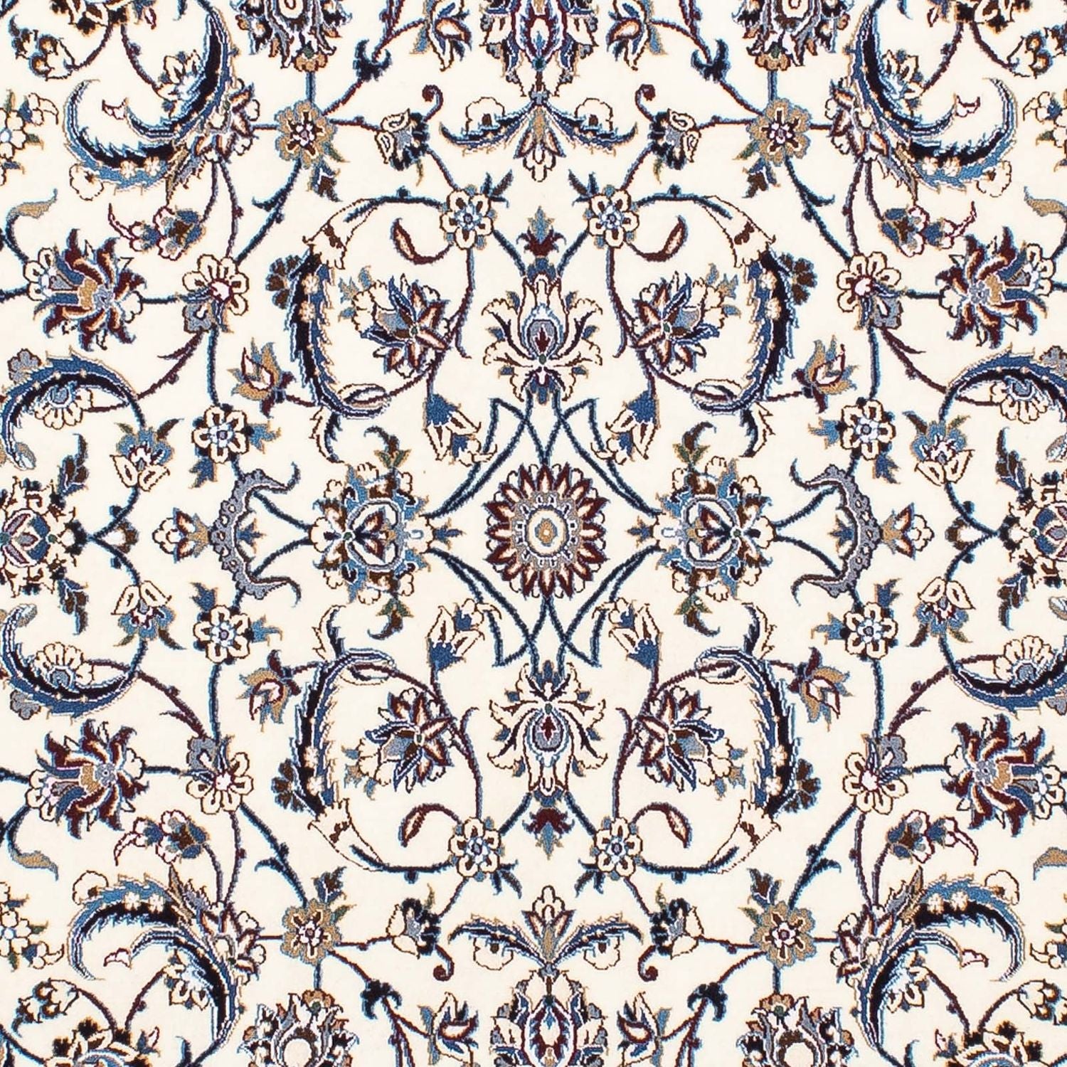Tapis persan - Nain - Premium - 200 x 123 cm - beige