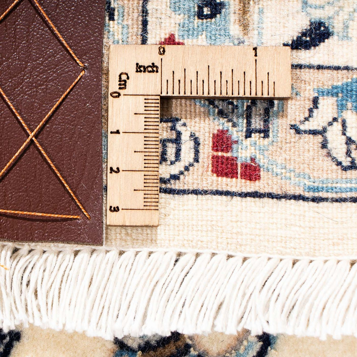 Tapis persan - Nain - Premium - 210 x 130 cm - beige