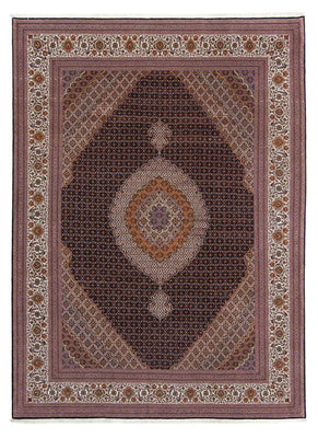 Tapis persan - Tabriz - 340 x 255 cm - marron foncé