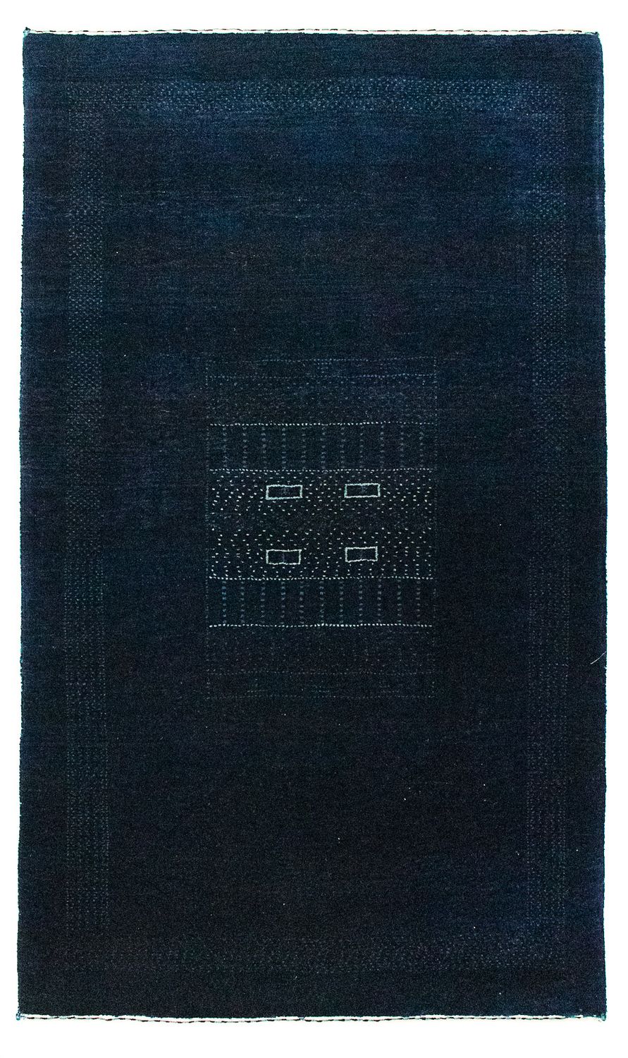 Tapis Ziegler - 132 x 75 cm - bleu foncé
