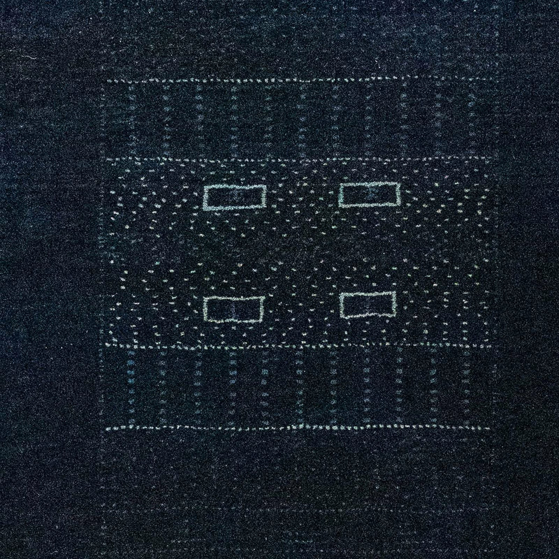 Tapis Ziegler - 132 x 75 cm - bleu foncé