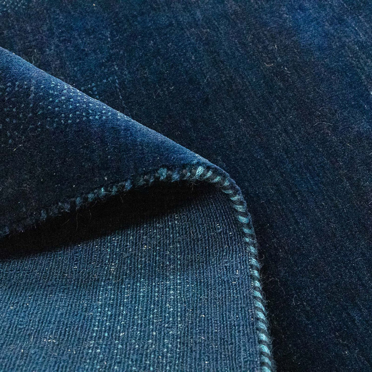 Tapis Ziegler - 132 x 75 cm - bleu foncé