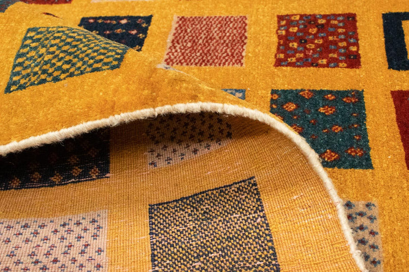 Tapis Gabbeh - Loribaft Persan - 154 x 112 cm - orange