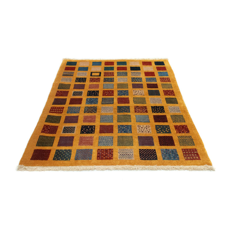 Tapis Gabbeh - Loribaft Persan - 154 x 112 cm - orange