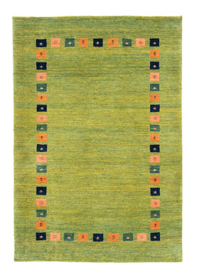 Tapis Gabbeh - Loribaft Persan - 154 x 107 cm - vert