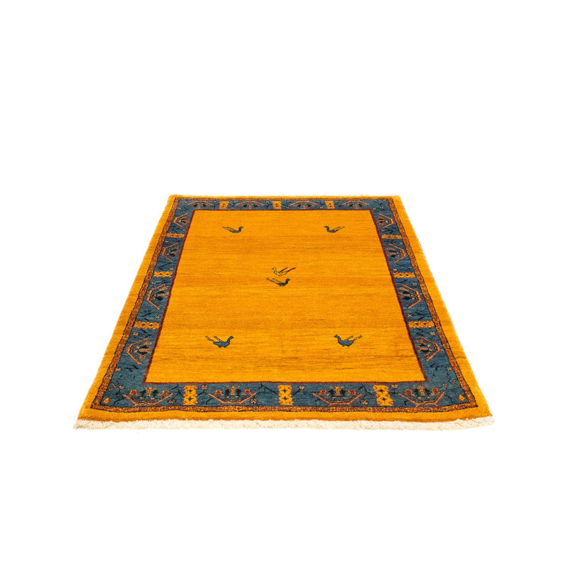Tapis Gabbeh - Loribaft Persan - 143 x 109 cm - or