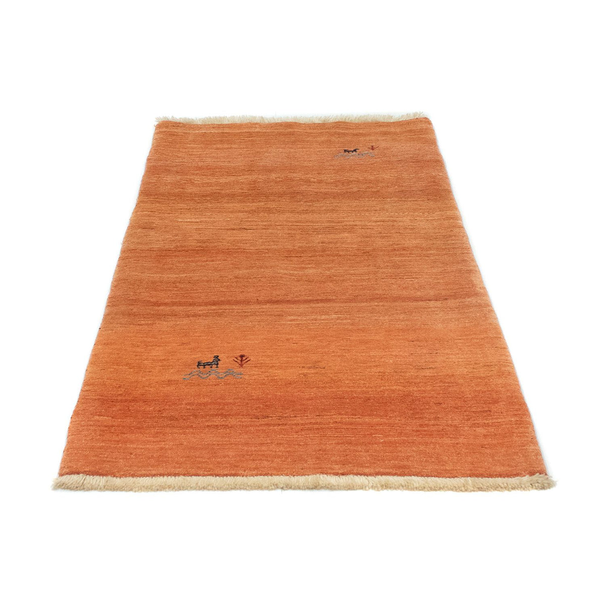 Tapis Gabbeh - Loribaft Persan - 163 x 88 cm - orange