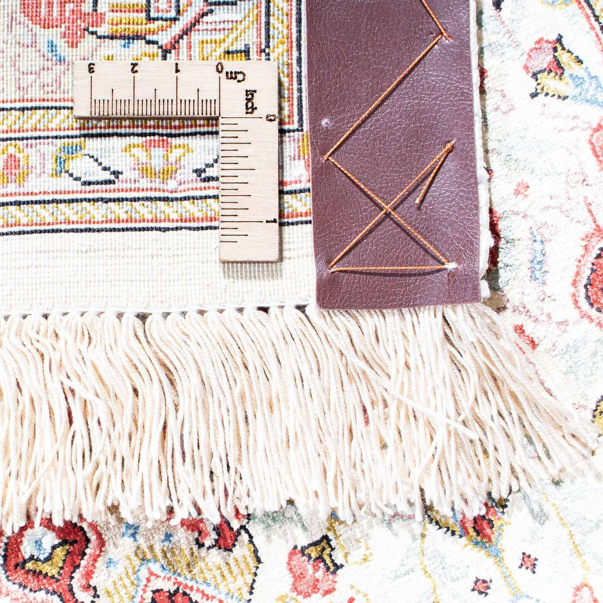 Tapis persan - Ghom - 118 x 75 cm - beige