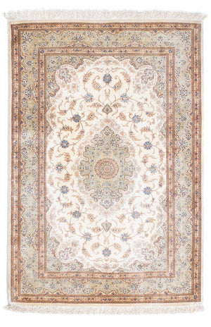 Tapis persan - Ghom - 150 x 88 cm - beige
