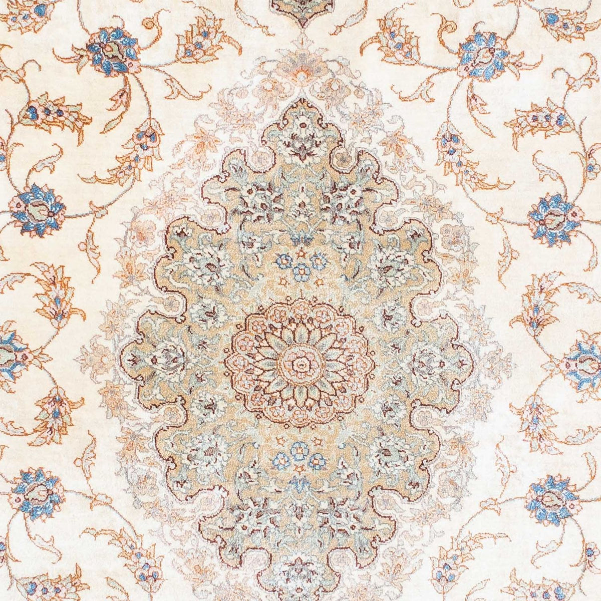 Tapis persan - Ghom - 150 x 88 cm - beige