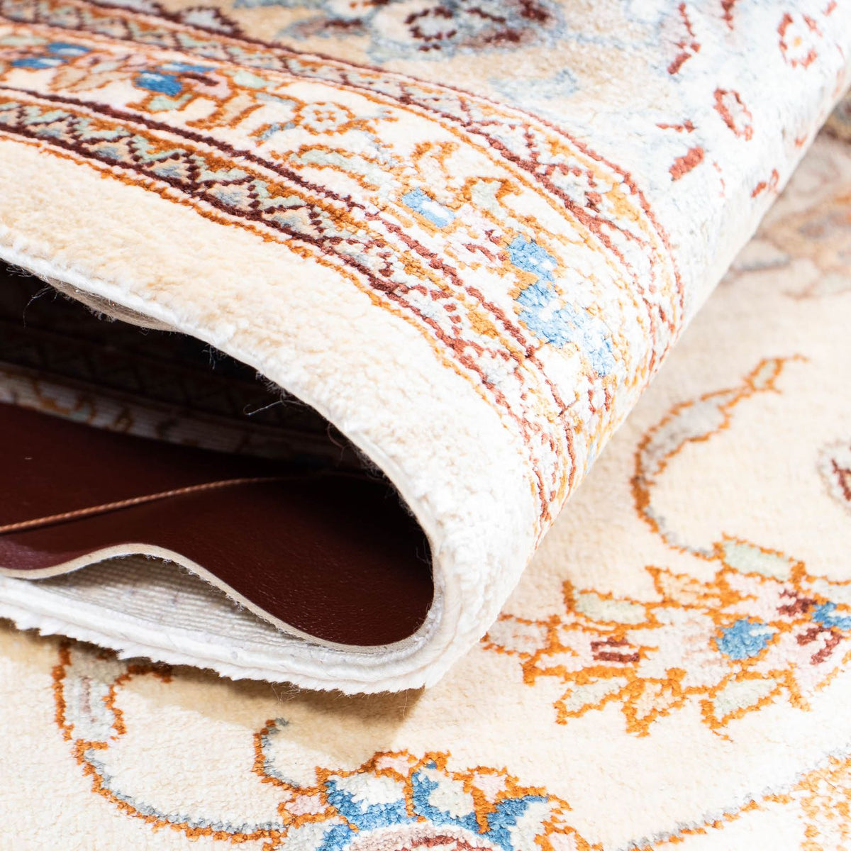 Tapis persan - Ghom - 150 x 88 cm - beige