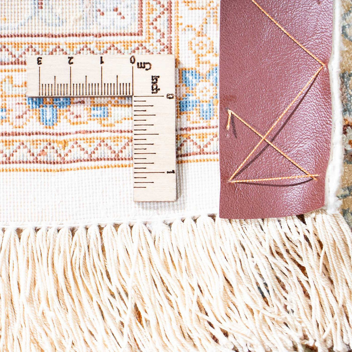 Tapis persan - Ghom - 150 x 88 cm - beige