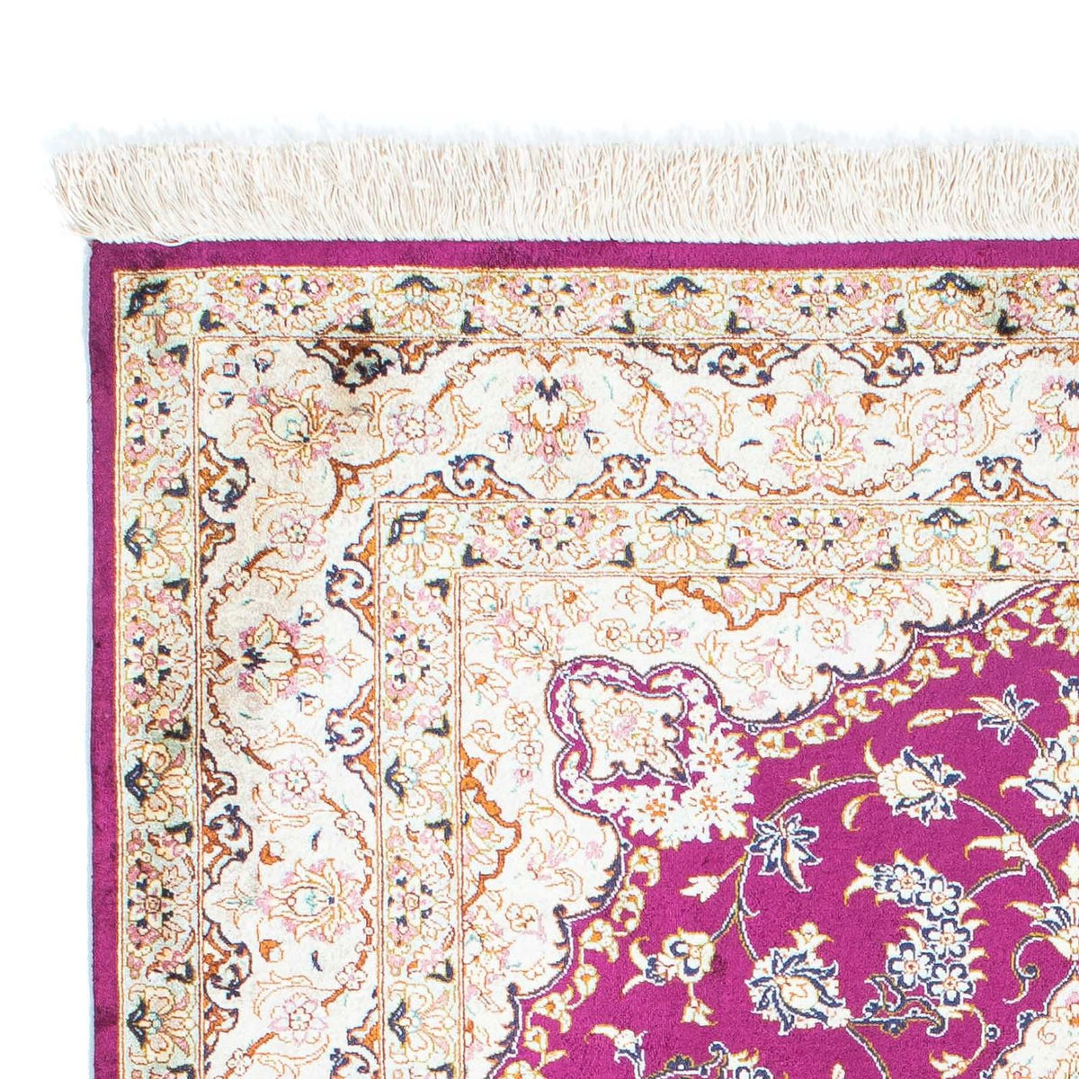 Tapis persan - Ghom - 146 x 102 cm - violet