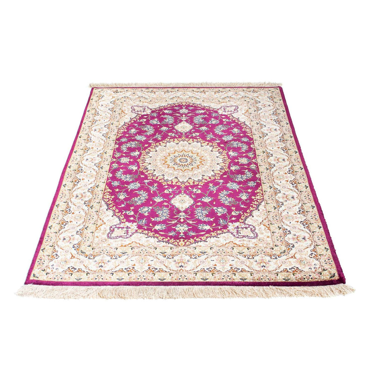 Tapis persan - Ghom - 146 x 102 cm - violet