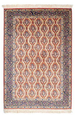 Tapis persan - Ghom - 150 x 98 cm - rouge